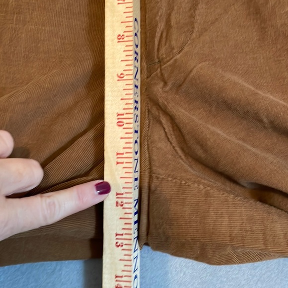 Bills Khakis Corduroy Pants Mens 34 Unhemmed Plain Front Standard Fit Brown Flaw - Picture 11 of 16